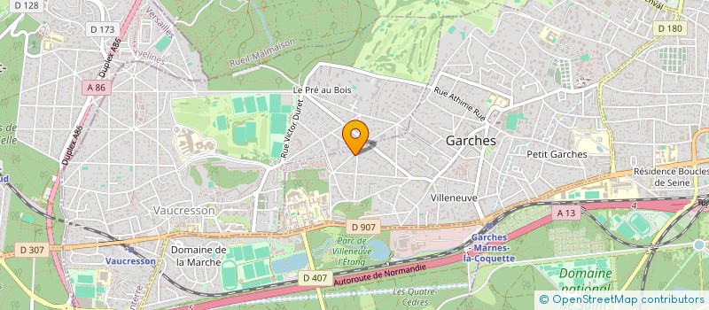 localisation de l'entreprise 27EVO à GARCHES