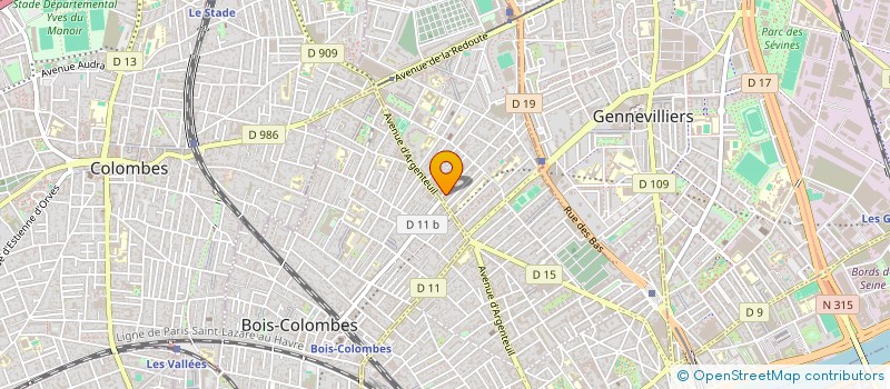 localisation de l'entreprise 28.03 LE STUDIO  ASNIERES-SUR-SEINE