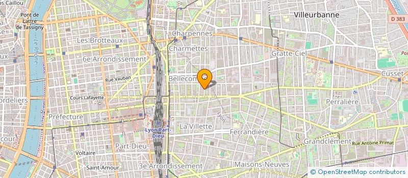localisation de l'entreprise 28 A TABLE à LYON