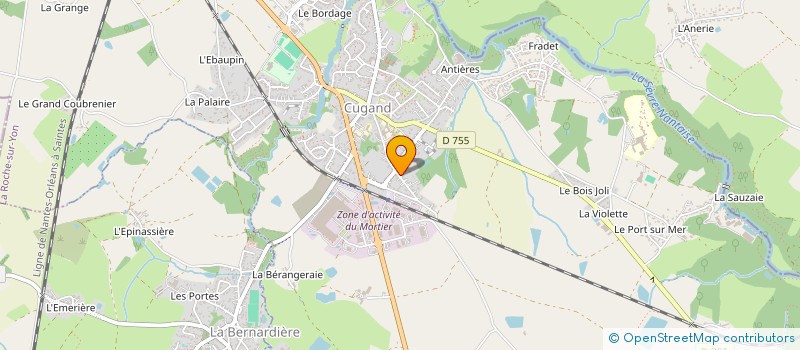 localisation de l'entreprise 28 GAUMIER  TREIZE-SEPTIERS