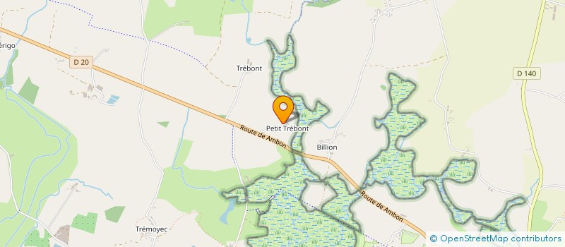 localisation de l'entreprise 28 IMMO BZH  SURZUR