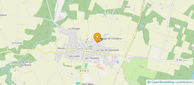 localisation de l'entreprise 28 LA BOISSIERE  SAINT-DOLAY