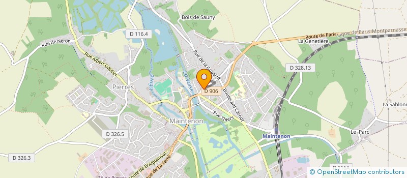 localisation de l'entreprise 28-LA-FERTE-BERNARD à MAINTENON