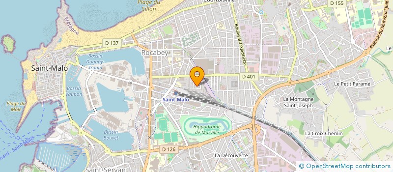 localisation de l'entreprise 28 MAI à SAINT-MALO