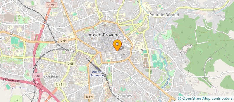 localisation de l'entreprise 28 MAZARINE  AIX-EN-PROVENCE