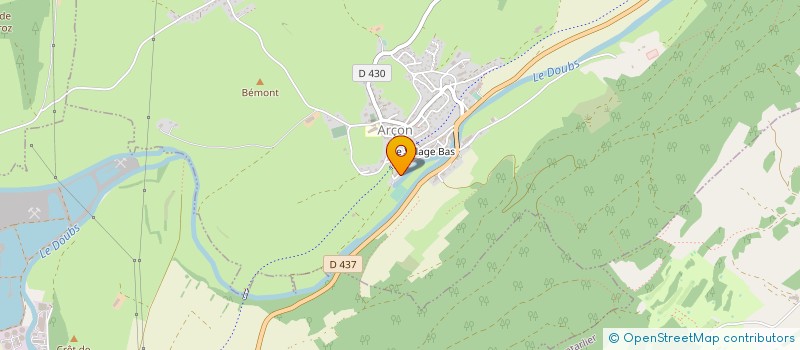 localisation de l'entreprise 28 RIVE GAUCHE  ARCON