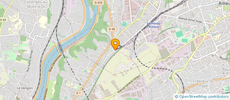 localisation de l'entreprise 28 RUE DE L'ARBRE SEC  CALUIRE-ET-CUIRE