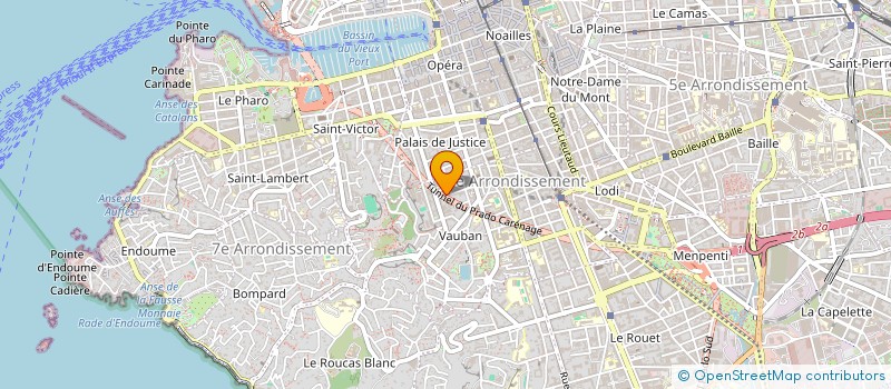 localisation de l'entreprise 28 RUE MONTEVIDEO à MARSEILLE