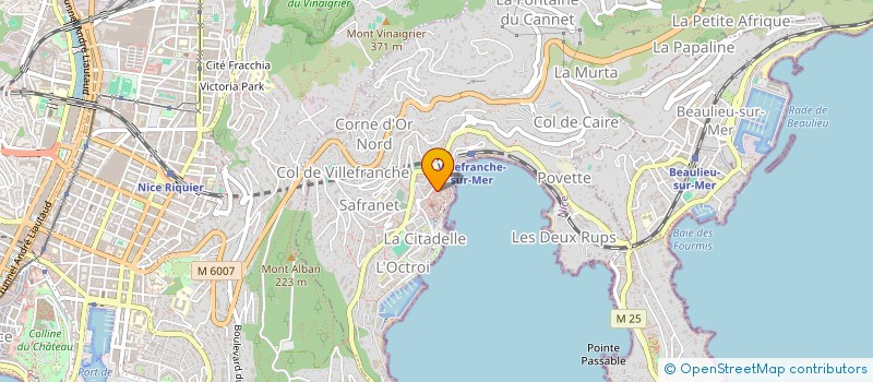 localisation de l'entreprise 28 RUE VICTOR CONTESSO à VILLEFRANCHE-SUR-MER