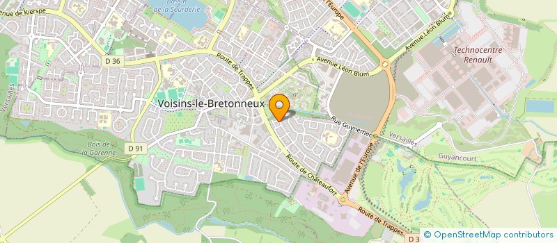 localisation de l'entreprise 2845 CONSEILS à VOISINS-LE-BRETONNEUX