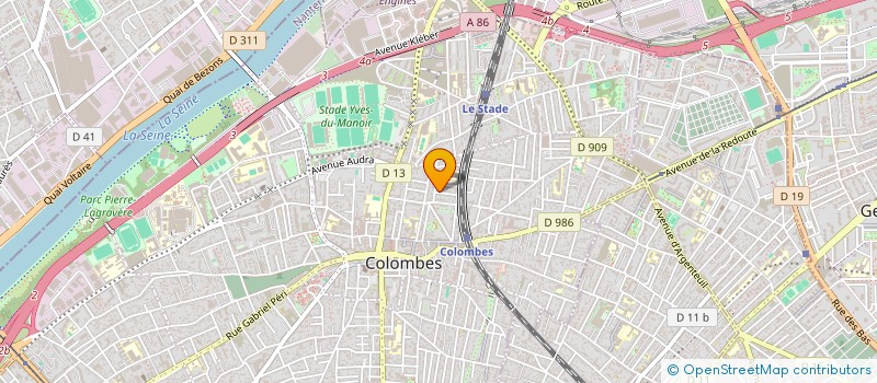 localisation de l'entreprise 2870V à COLOMBES