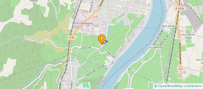 localisation de l'entreprise 288 K à TOURNON-SUR-RHONE
