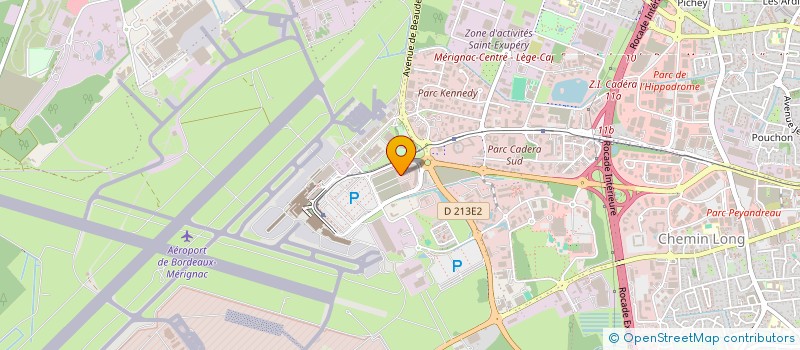 localisation de l'entreprise 28COM à MERIGNAC
