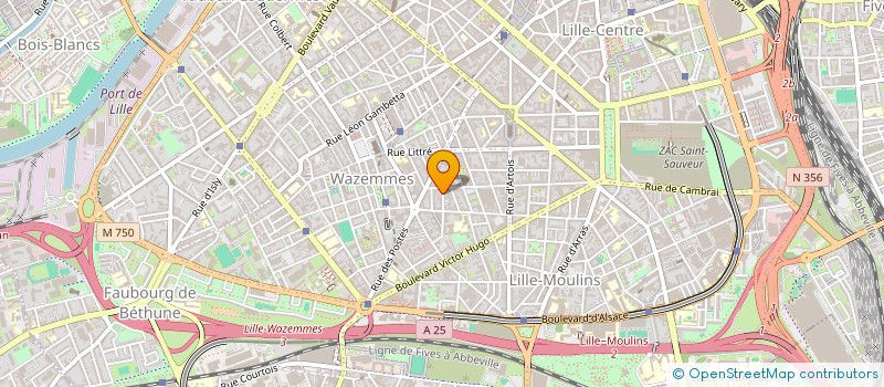 localisation de l'entreprise 28M2  WATTRELOS