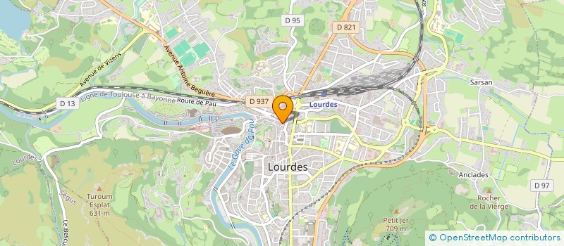 localisation de l'entreprise 28PEYRAMALE  LOURDES