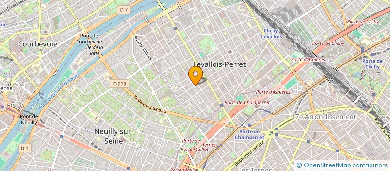 localisation de l'entreprise 29.7 à LEVALLOIS-PERRET