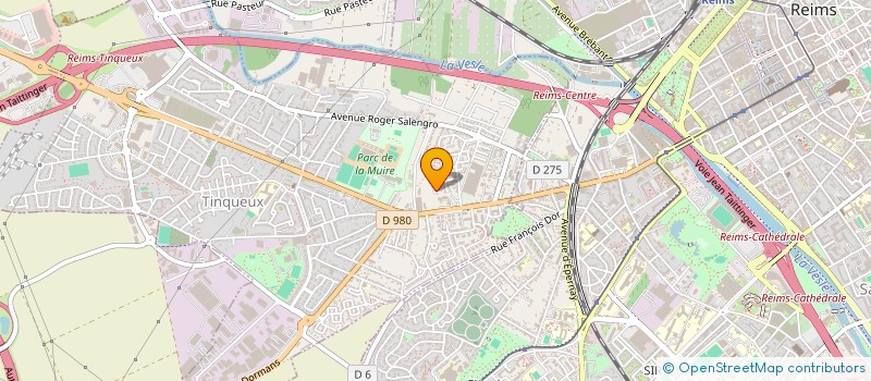 localisation de l'entreprise 29 AMBROISE PARE  TINQUEUX