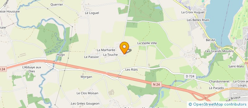 localisation de l'entreprise 29 AVENUE DU PORHOET  TAUPONT