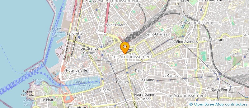 localisation de l'entreprise 29 BD ATHENES IER à MARSEILLE