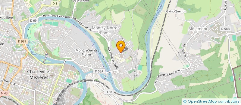 localisation de l'entreprise 29 BETHUNE  MONTCY-NOTRE-DAME