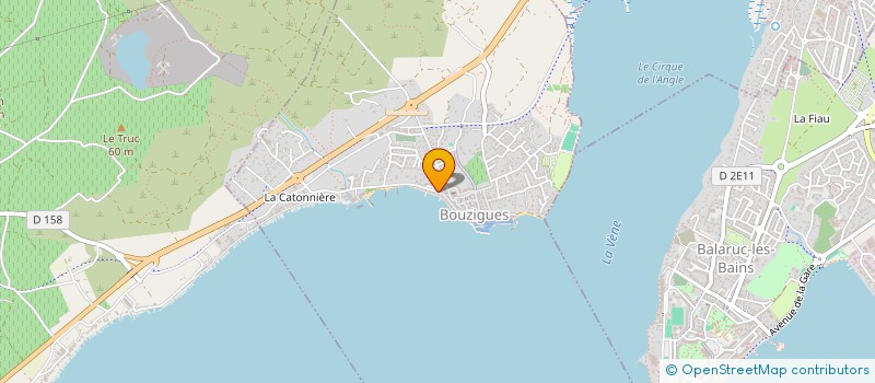 localisation de l'entreprise 29 BORD DE L'ETANG  BOUZIGUES