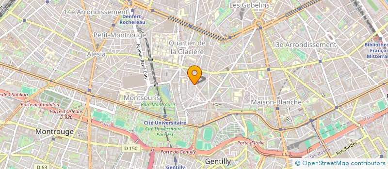 localisation de l'entreprise 29 BOUSSINGAULT  PARIS