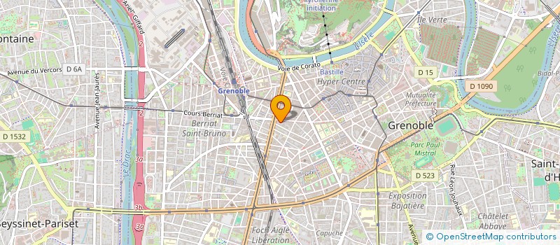 localisation de l'entreprise 29 COURS BERRIAT  GRENOBLE