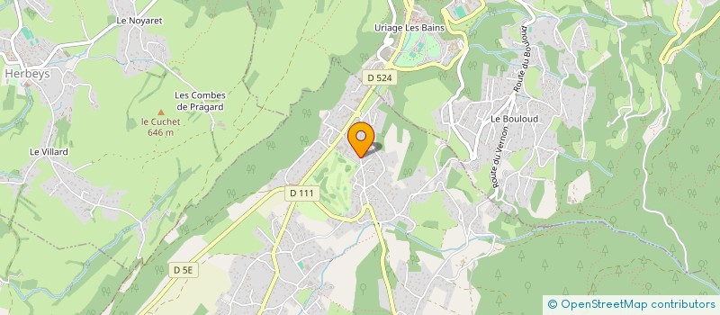 localisation de l'entreprise 29 GRESIVAUDAN  SAINT MARTIN D'URIAGE