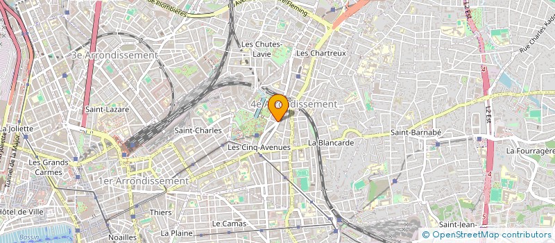 localisation de l'entreprise 29 LACEPEDE à MARSEILLE