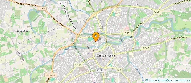 localisation de l'entreprise 29 LOUIS GIRAUD  CARPENTRAS