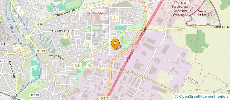 localisation de l'entreprise 29 RUE D'ALSACE-LORRAINE  HAUTERIVE