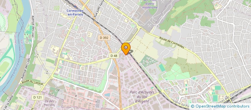 localisation de l'entreprise 29 RUE JEAN POULMARCH  ARGENTEUIL