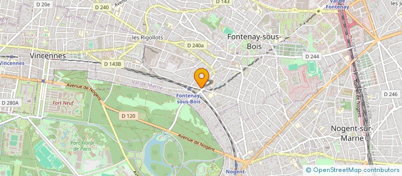 localisation de l'entreprise 2904 INVEST à FONTENAY-SOUS-BOIS