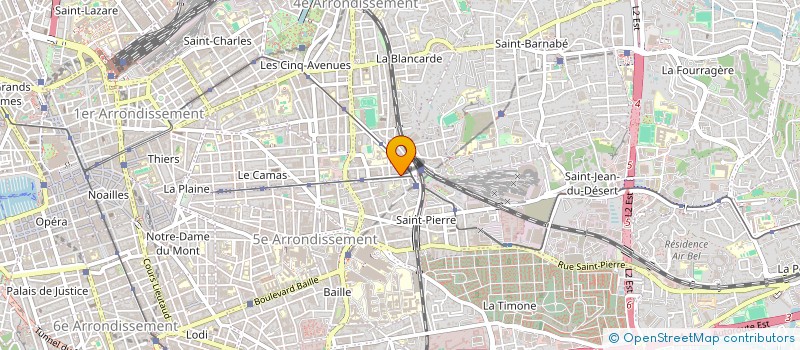 localisation de l'entreprise 291 CHAVE à MARSEILLE