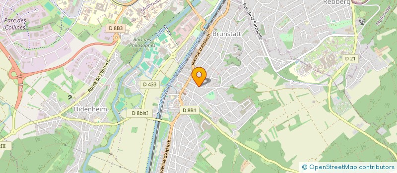 localisation de l'entreprise 2920G à BRUNSTATT-DIDENHEIM