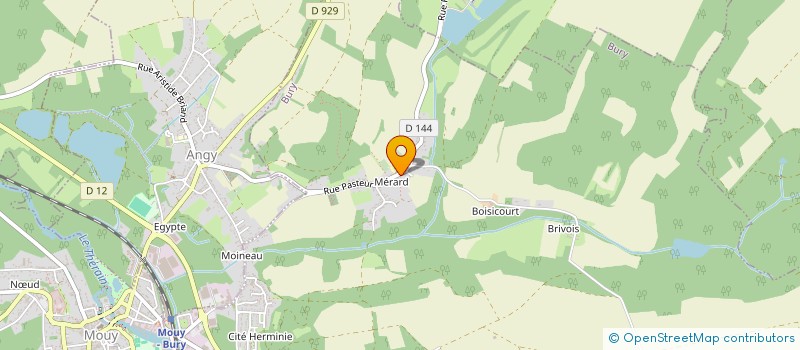 localisation de l'entreprise 296 ET CIE  ANGY