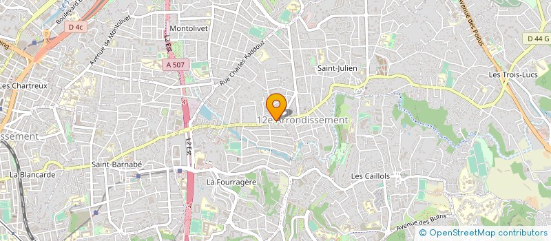 localisation de l'entreprise 299 AV ST JULIEN à MARSEILLE