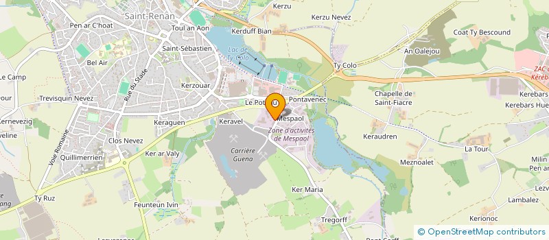 localisation de l'entreprise 29NORD  SAINT-RENAN