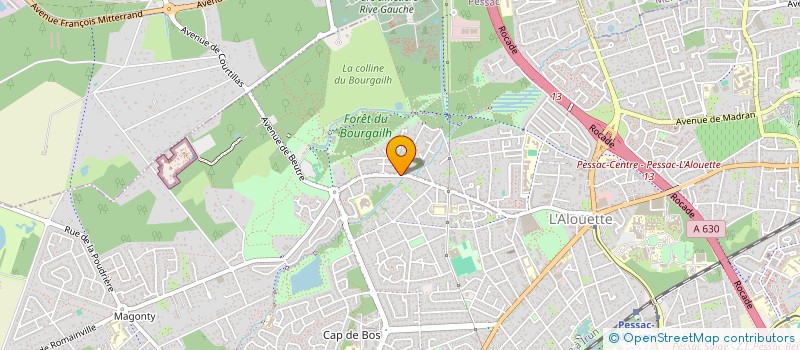 localisation de l'entreprise 2A 2C INVEST  PESSAC