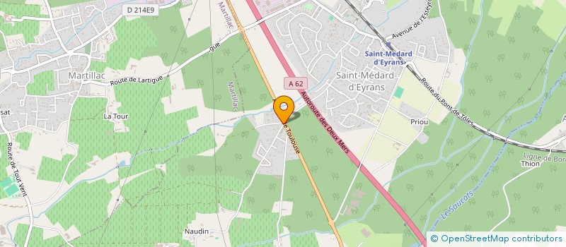 localisation de l'entreprise 2A  SAINT-MEDARD-D'EYRANS