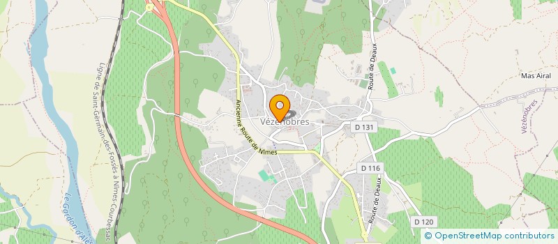 localisation de l'entreprise 2A  VEZENOBRES