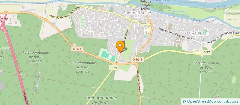 localisation de l'entreprise 2A  PONT-DE-L'ARCHE