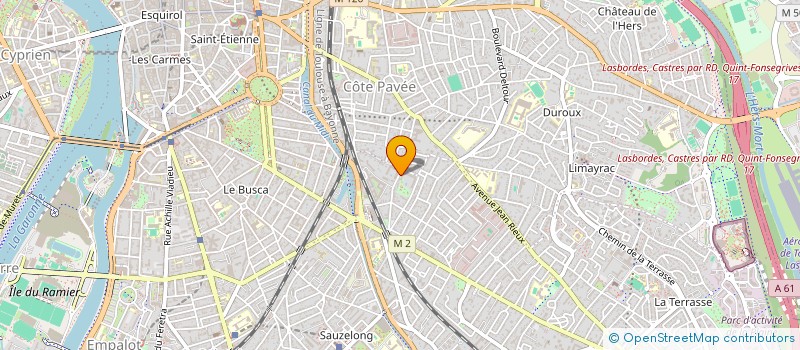 localisation de l'entreprise 2A à TOULOUSE