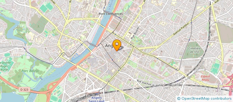 localisation de l'entreprise 2A à ANGERS