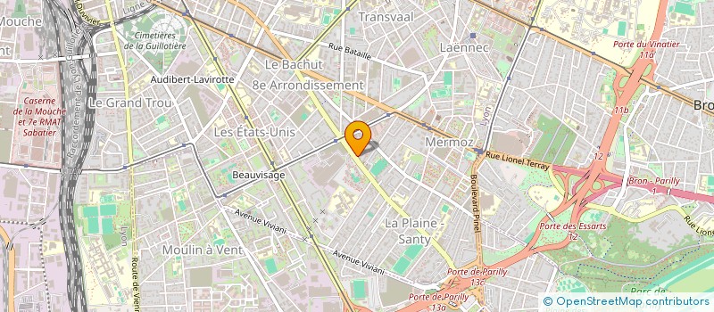 localisation de l'entreprise 2A  LYON