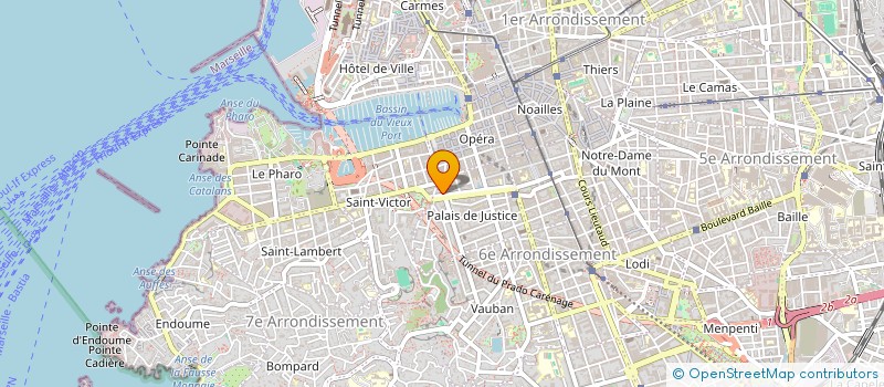 localisation de l'entreprise 2A  MARSEILLE