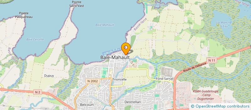 localisation de l'entreprise 2A AUTOMOBILES  BAIE MAHAULT