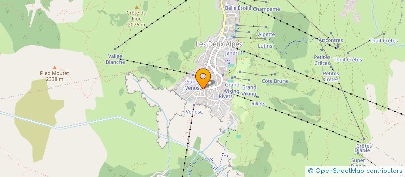 localisation de l'entreprise 2A.B. à LES DEUX ALPES