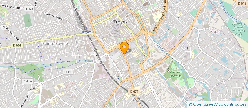 localisation de l'entreprise 2A BAT ENERGIE à TROYES