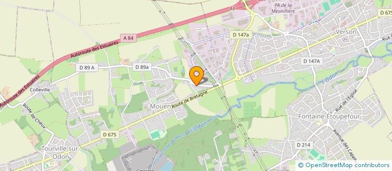 localisation de l'entreprise 2A BP IMMOBILIER  TOURVILLE-SUR-ODON